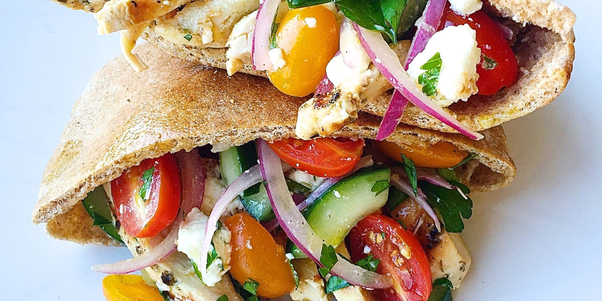 Chicken Stuffed Pita Bread